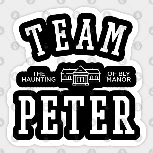 TEAM PETER THE HAUNTING OF BLY MANOR Sticker by localfandoms